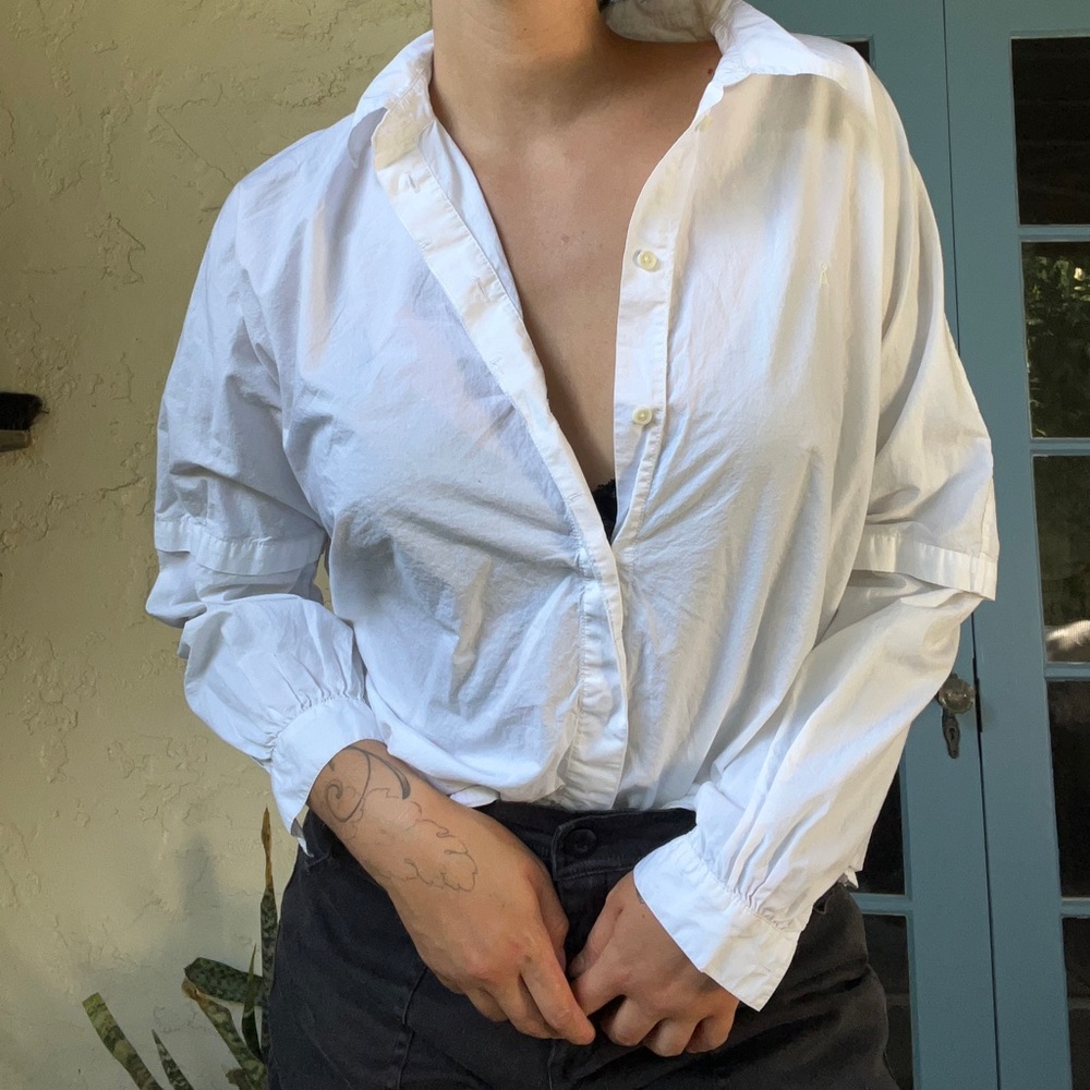 Armedangels oversized organic cotton button down